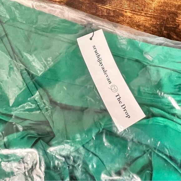 The Drop Women's Ultramarine Green Sarong Wrap Skirt by @sruthijayadevan XS. NWT - Picture 8 of 9